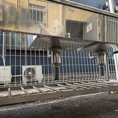 2層式シンク　流し台　ステンレス  約高さ95×幅150×奥行60㎝　1205-01の画像