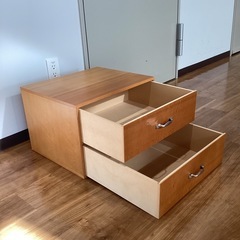 二段小引き出し【町田市再生家具】252555の画像