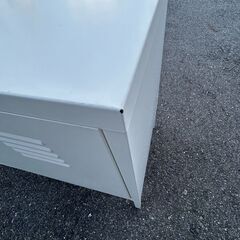 A-059🤩スチールの可愛い収納棚　テレビ台　の画像