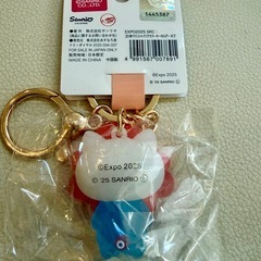 サンリオ なりきり立体マスコット キーホルダー クリアカラー　キティの画像
