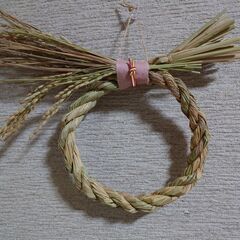 精麻やマコモでお正月飾りを手作り♪しめ縄・しめ飾りを作る会の画像