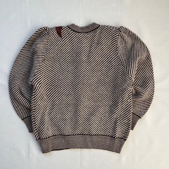 秋冬 花柄刺繍 ニットカーディガン 長袖の画像