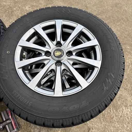 アルミホイールタイヤ4本セット185/70R14
