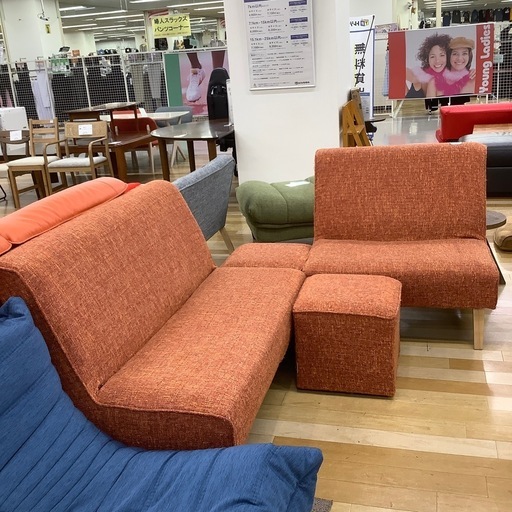 【お値下げしました！】関家具 コーナーソファー　入荷しました。