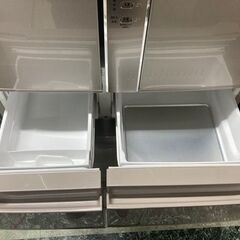 【SALE】HITACHI 日立　自動製氷付き　5ドア冷蔵庫　R-F48HG 中古　リサイクルショップ宮崎屋　住吉店25.12.5の画像