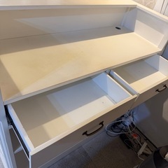 【無料】引き取り限定mateli レジカウンター（アンティークホワイト）引取り限定／秋葉原の画像