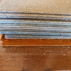 ニトリ　タイルカーペット50×50 19枚+変形2枚の画像