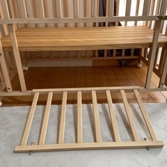 ベビーベッド　ハイタイプ　レギュラー　レギュラーマットレス付きの画像