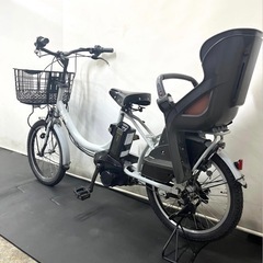 1年保証 送料無料　ブリヂストン　ビッケ　20インチ　水色　電動アシスト自転車　g1215の画像