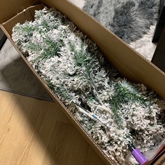 クリスマスツリー　180cm 雪化粧の画像