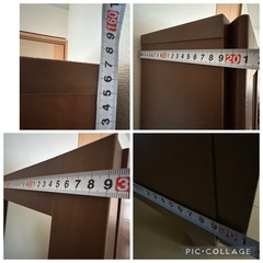 鏡付き収納家具の画像