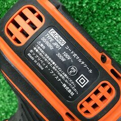 【SFU】ブラックアンドデッカー EAC800 コード式マルチツール EDD183ドリルヘッド付属【中古動作品】の画像