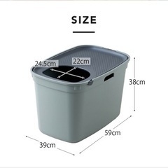 上から猫トイレ、中古美品。の画像