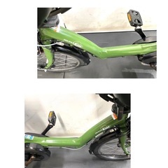 1年保証 送料無料　ヤマハ　パスキッス　20インチ　3人乗り 電動アシスト自転車　g1215の画像