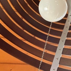 ウッドデザイン ペンダントライト（ニトリ）E26／プルスイッチ式の画像