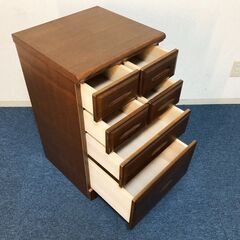 4段チェスト 天然木引出し・ウレタン樹脂塗装 マルヨシ民芸家具 MADE IN JAPAN ミニチェスト MARUYOSHI 収納家具完成品 サイドチェストの画像