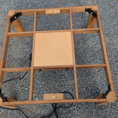 卓付きこたつK-5です。天板外寸約79×79㎝×高さ35㎝ですの画像