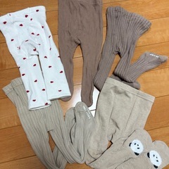 ベビー タイツ レギンス スパッツ 80cm 75cm Sサイズ 靴下 キッズの画像