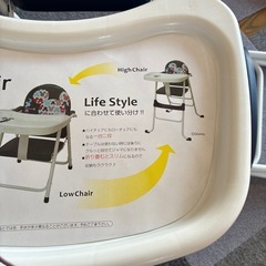 ミッキーマウスベビーチェアの画像