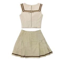 【an / アン】セーラーカラー セットアップ ミニドレス キャバドレスの画像