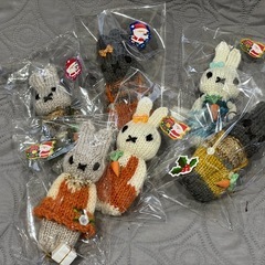 かわいい手編みのチャームの画像