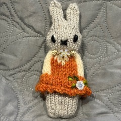 かわいい手編みのチャームの画像