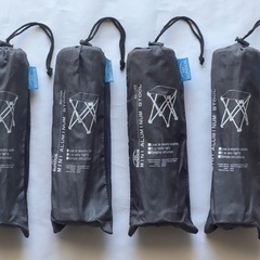 ミニアルミスツール【4つセット】の画像