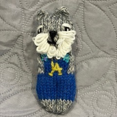 手編みの可愛いチャームの画像