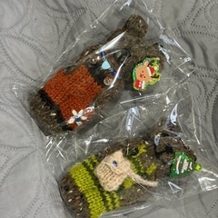 手編みの可愛いチャームの画像