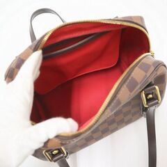 NR84　ko02432hm　【LOUIS VUITTON】リヴィントンPM　ダミエ エベヌ　N41157の画像
