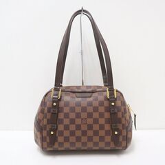 NR84　ko02432hm　【LOUIS VUITTON】リヴィントンPM　ダミエ エベヌ　N41157の画像