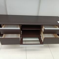 ★リユースのサカイ日立店★HJ8513 NITORI TV台 ダークブラウン H45×D46×W165.5 クリーニング済み の画像