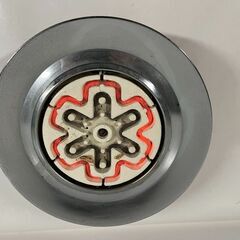 NATIONAL ナショナル 電気コンロ 600W（3段切り替え） 丸型 NK-682 昭和レトロの画像