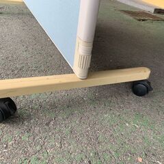 【リサイクルストアスターズ鹿大店】一枚板　パーテーション　スリガラスの画像