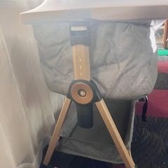 【新品】正規品HZDMJベビーベッド添い寝折りたたみ ハイローベッドグレー 03C-G の画像