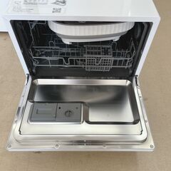 【ドリーム池田店】◎ジモティ割対象品◎サンキョー　食洗機　T60　2023年製　内カゴ付き　IKW-384の画像