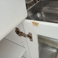 ★リユースのサカイ日立店★HJ8515  キャビネット ホワイト H84×D35×W75.5 クリーニング済み の画像