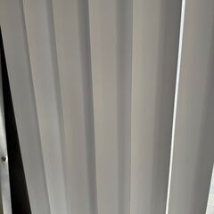 バーチカルブラインド 2個セット　幅:200cm　縦:182cm　遮光/ライトグレー　メーカー: イージーブラインド　※その他や数出品！の画像