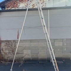 ALINCO アルインコ 10尺 3m　アルミ三脚 軽量 植木 園芸 造園 剪定 の画像