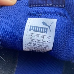 （お取引決定しました）スニーカー　ブルー　サイズ27  PUMA の画像