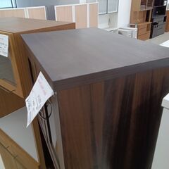 ★リユースのサカイ日立店★HJ8517  レンジボード ダークブラウン H182×D39.5×W57.5 クリーニング済み の画像