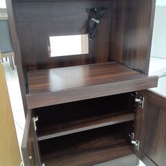 ★リユースのサカイ日立店★HJ8517  レンジボード ダークブラウン H182×D39.5×W57.5 クリーニング済み の画像