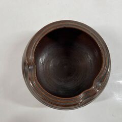 茶道具 淞雨園 建水 茶こぼし 陶器 茶器 幅15cm×奥行15cm×高さ8cmの画像