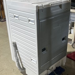 Ｐａｎａｓｏｎｉｃ　ドラム式洗濯乾燥機　ななめドラム式　マットホワイト　Ｃｕｂｌｅ　キューブル　洗濯・脱水７．０ｋｇ／乾燥３．５ｋｇ　左開き　キュービックフォルム　泡洗浄Ｗ　低温風パワフル乾燥　自動おそうじ　カビ取り機能　２０１９年製　ＮＡ－ＶＧ７３０Ｌの画像