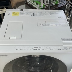 Ｐａｎａｓｏｎｉｃ　ドラム式洗濯乾燥機　ななめドラム式　マットホワイト　Ｃｕｂｌｅ　キューブル　洗濯・脱水７．０ｋｇ／乾燥３．５ｋｇ　左開き　キュービックフォルム　泡洗浄Ｗ　低温風パワフル乾燥　自動おそうじ　カビ取り機能　２０１９年製　ＮＡ－ＶＧ７３０Ｌの画像