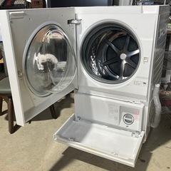 Ｐａｎａｓｏｎｉｃ　ドラム式洗濯乾燥機　ななめドラム式　マットホワイト　Ｃｕｂｌｅ　キューブル　洗濯・脱水７．０ｋｇ／乾燥３．５ｋｇ　左開き　キュービックフォルム　泡洗浄Ｗ　低温風パワフル乾燥　自動おそうじ　カビ取り機能　２０１９年製　ＮＡ－ＶＧ７３０Ｌの画像