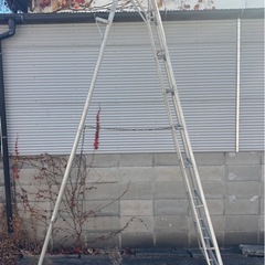 アルミ三脚 9尺 2.7m　軽量 植木 園芸 造園 剪定 の画像