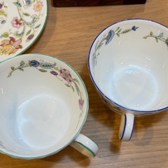 A7167【ミントン】ハドンホール ペア カップ ソーサーの画像