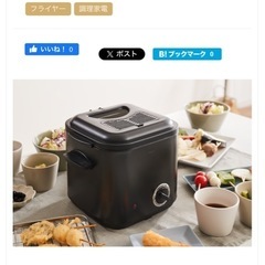 電気フライヤー　新品の画像