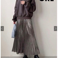 GRL プリーツロングスカート